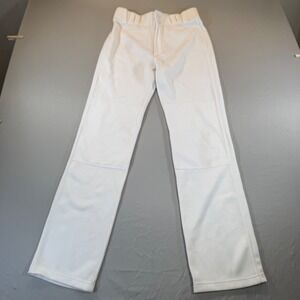 Marucci White Baseball Pants Mens Small Double Knee Reinforced Tapered Sport